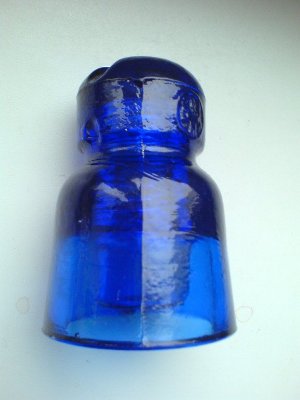 vintage glass insulator Niemen